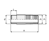 Slangsockel PVC utv limn