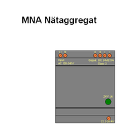 9311100 MNA Siemens LOGO!Power nätaggregat för Maja/Pelle